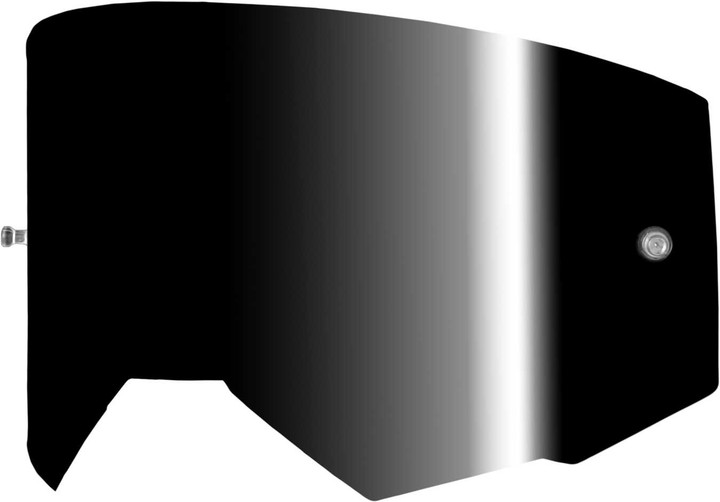 FLY RACING Single Lens W/ Post Adult W/ Black Mirror/Smoke Lens 37-5411