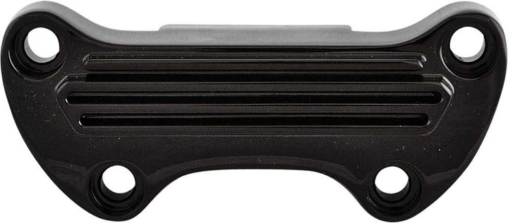 HARDDRIVE H-Bar Clamp Finned W/Skirt Black 03-0106B
