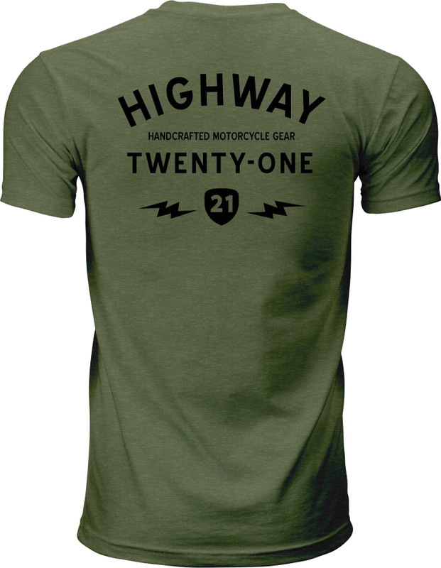 HIGHWAY 21 Halliwell Tee Green 3X 489-19303X