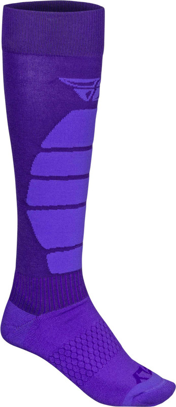 FLY RACING Snow Performance Coolmax Sock Purple Sm/Md 350-0578S