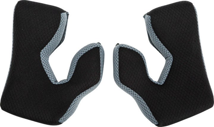 FLY RACING Formula Cheek Pad Black/Cool Grey Sm 45Mm 73-47221S