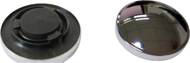 HARDDRIVE Dummy Gas Cap Lh Chrome 012696