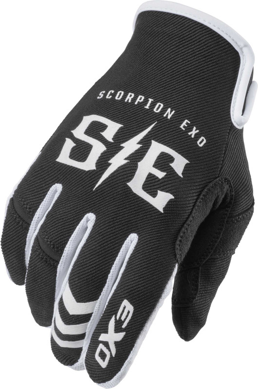 SCORPION EXO Air-Stretch Gloves Charge Black/White 2X G44-037