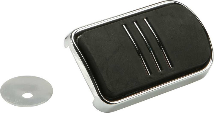 HARDDRIVE Brake Pedal Pad Chrome Flt, Flst, Fd B35-0221