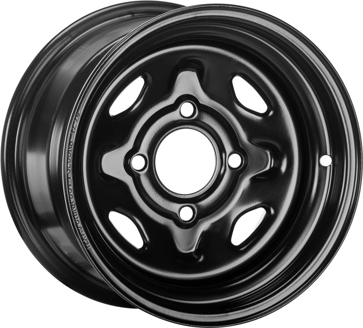 SEDONA Sedona Steel 12X7 4/110 4+3 Blk Front/Rear 570-9005
