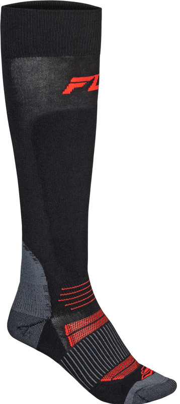 FLY RACING Snow Midweight Wool Sock Black Sm/Md 350-0573S