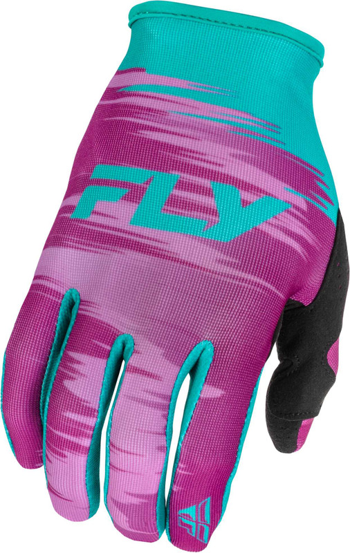 FLY RACING Women'S Lite Gloves Pink/Turquoise 2X 379-6122X