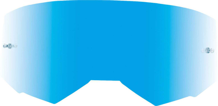 FLY RACING Youth Single Lens W/ Post Sky Blue Mirror/Smoke FLC-022