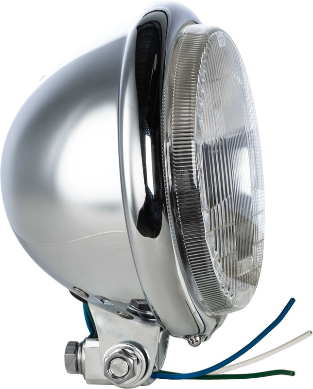 HARDDRIVE 5.75" Headlight Bottom Mount Chrome 160287