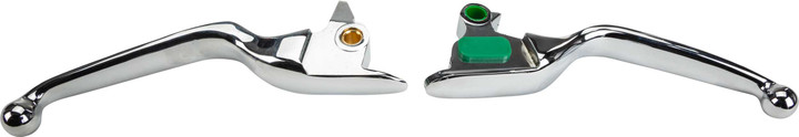 HARDDRIVE Smooth Lever Set Chrome Softail 15-17 053572