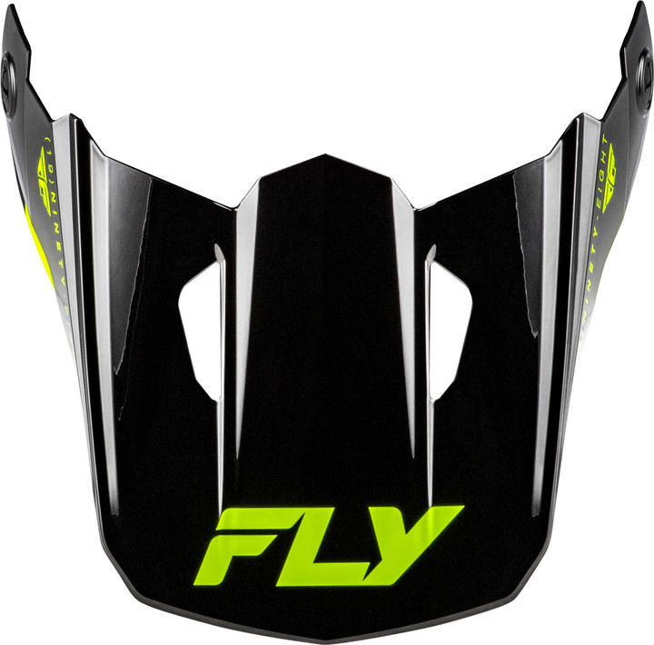 FLY RACING Kinetic Verdict Helmet Visor Black/Hi-Vis/Grey Xl/2X 73-8723VX