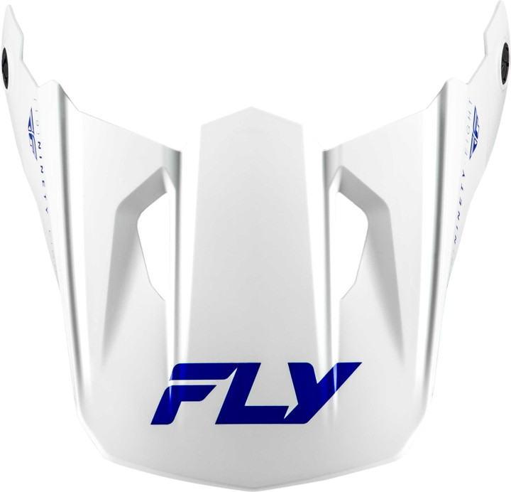 FLY RACING Kinetic Verdict Helmet Visor White/Blue/Grey Xl/2X 73-8722VX