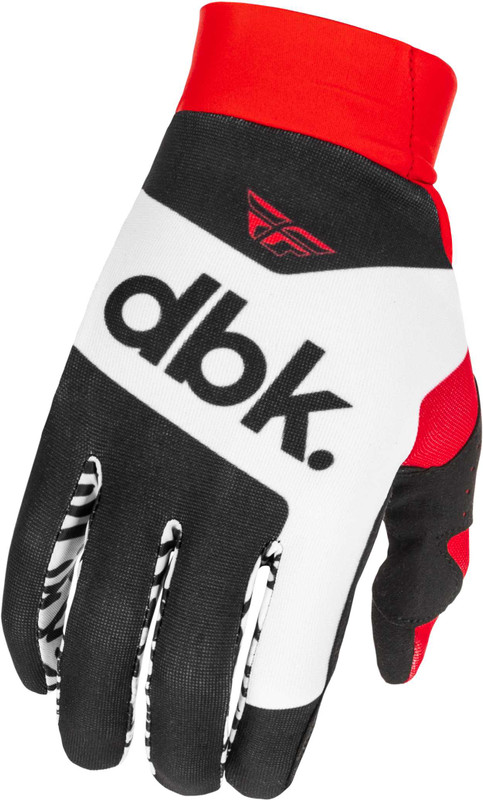 FLY RACING Pro Lite Dbk Gloves Black/White/Red Sm 379-048S
