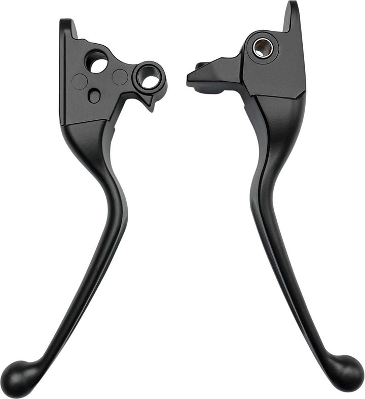 HARDDRIVE Smooth Lever Set Black Flh/Flt 08-13 W/Cable Clutch 053815