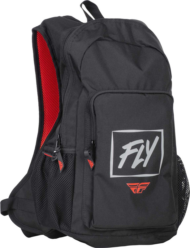 FLY RACING Jump Pack Backpack Black/Grey/Red 28-5071