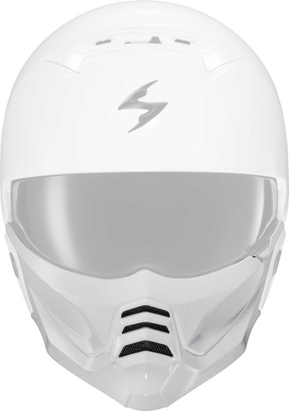 SCORPION EXO Covert 2 Face Mask Gloss White Xl-3X 52-CV2-06