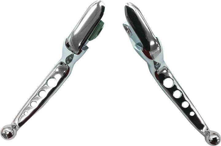 HARDDRIVE 4 Hole Lever Set Chrome Softail 15-24 Cable 053576