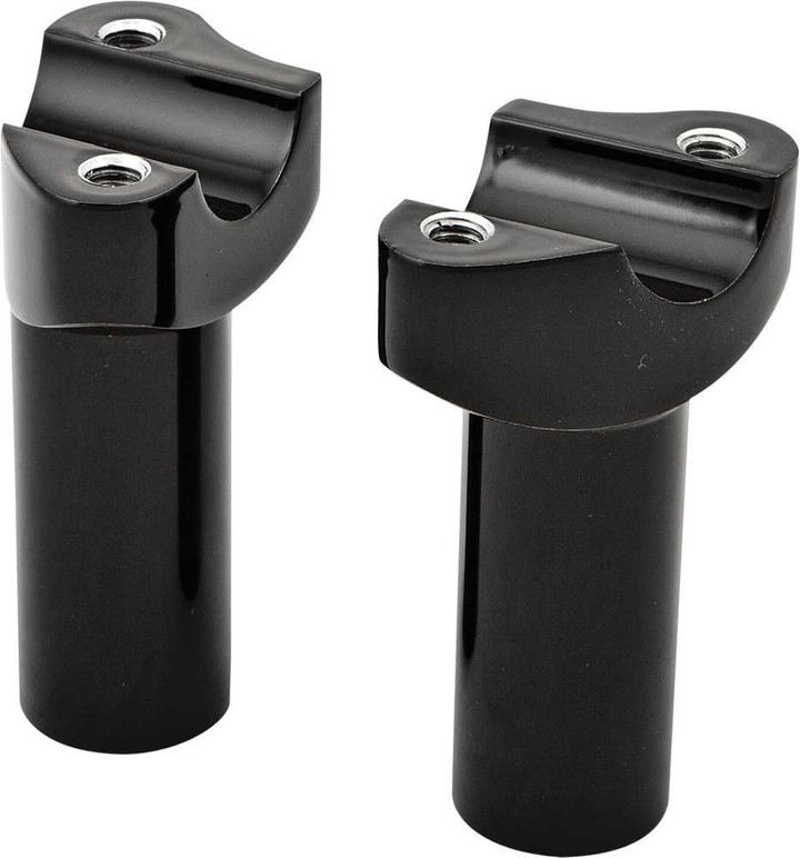 HARDDRIVE H-Bar Risers 3.5" Straight Black 04-572