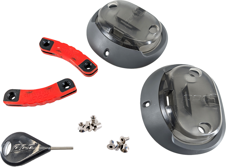 POD Kx 3.0 Hinge Rebuild Set Red/Black KX30-RBK-BL-OS
