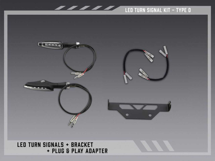YOSHIMURA Fe V2 Stnd Led Turn Sig Kit Type O Tri 075BG-STD-O-K