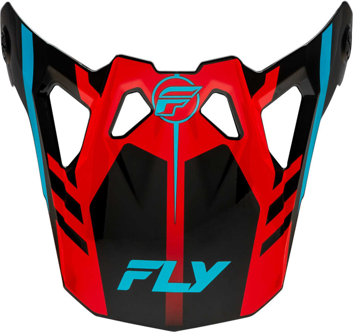 FLY RACING Formula Cp Krypton Visor Red/Black/Blue M-2X 73-0043