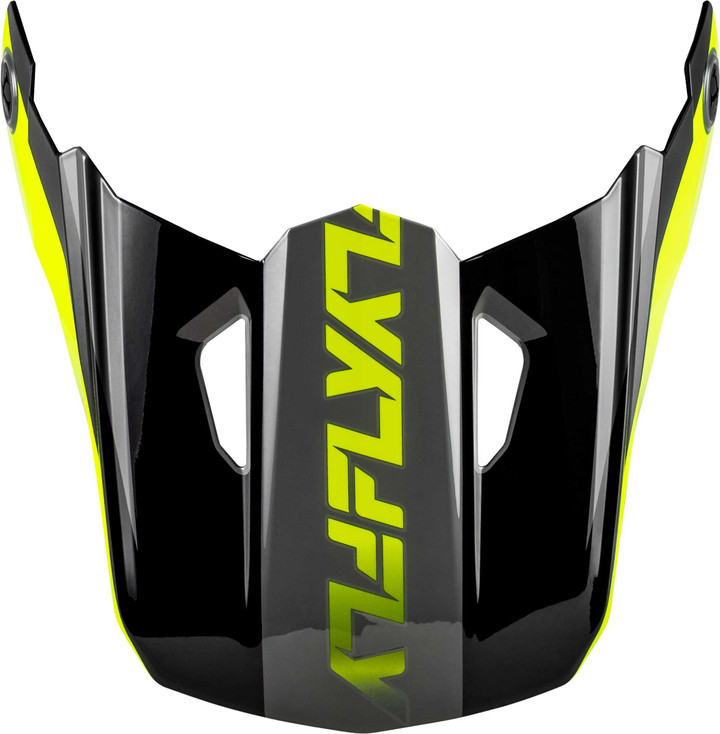 FLY RACING Kinetic Crest Helmet Visor Grey/Black/Hi-Vis Xl/2X 73-8677VX