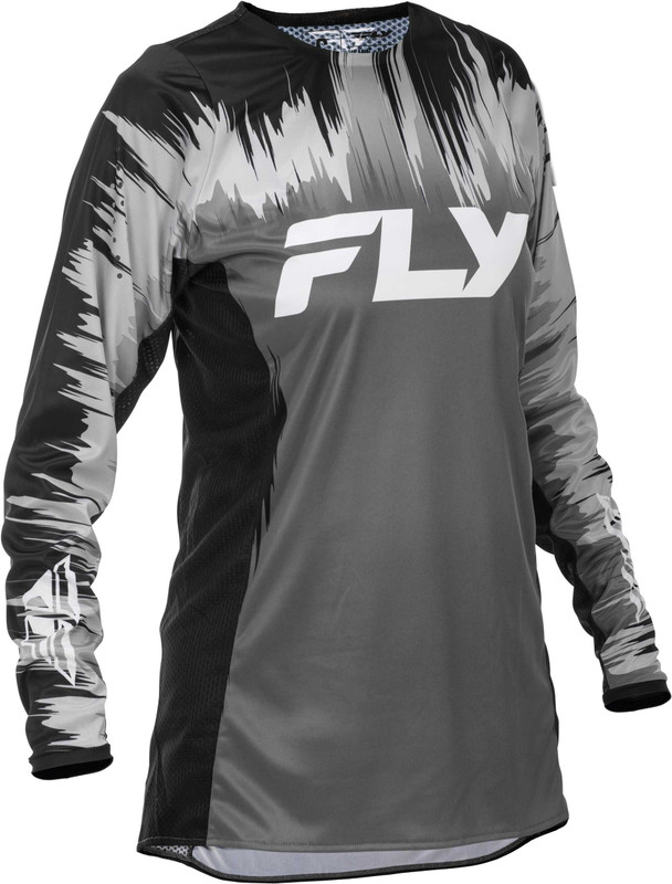 FLY RACING Women'S Lite Jersey Black/Grey/White Md 379-620M