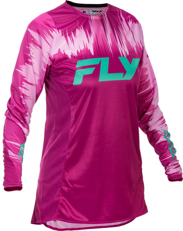 FLY RACING Women'S Lite Jersey Pink/Turquoise Md 379-622M