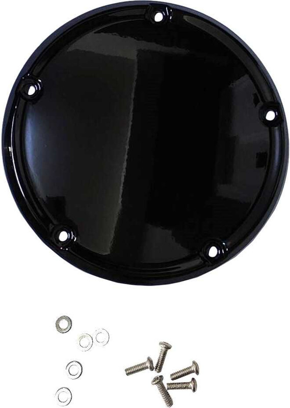 HARDDRIVE Smooth Derby Cover Gloss Blk M8 Softail Oe#25700971 302911
