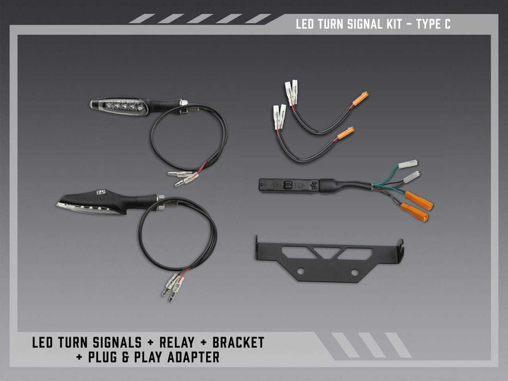 YOSHIMURA Fe V2 Stnd Led Turn Sig Kit C 075BG-STD-C-K