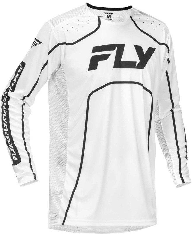FLY RACING Rayce Bicycle Jersey White/Black Sm 379-054S