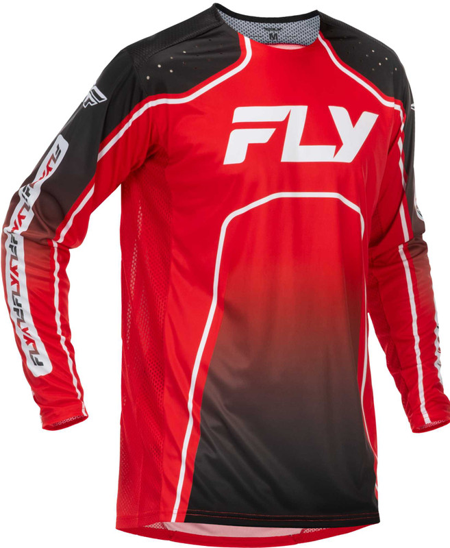 FLY RACING Rayce Bicycle Jersey Red/Black/White Md 379-052M