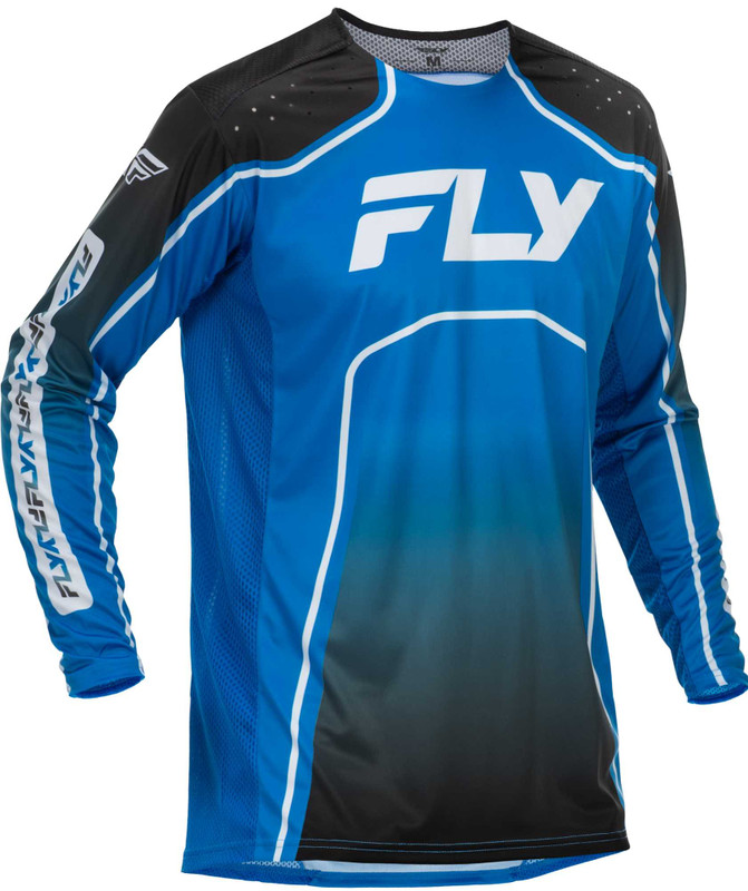 FLY RACING Rayce Bicycle Jersey Blue/Black/White Md 379-051M