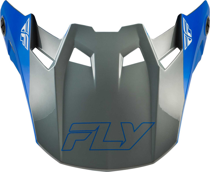 FLY RACING Formula Cc Glide Visor Blue/Light Grey/Grey Xl/2X 73-4354VX