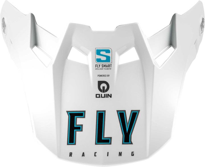 FLY RACING Formula S Carbon Solid Visor White Md/Lg 73-4496