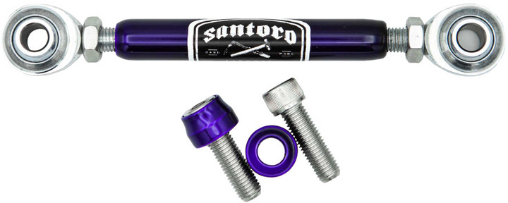 SANTORO FABWORX Shift Linkage Mid-Ctrls Prpl M8 Softail SF30036