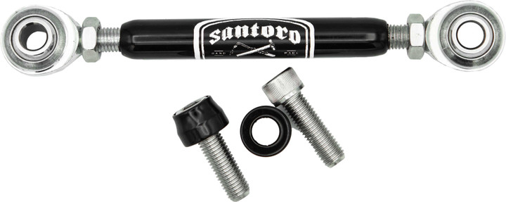 SANTORO FABWORX Shift Linkage Mid-Ctrls Black M8 Softail SF30031