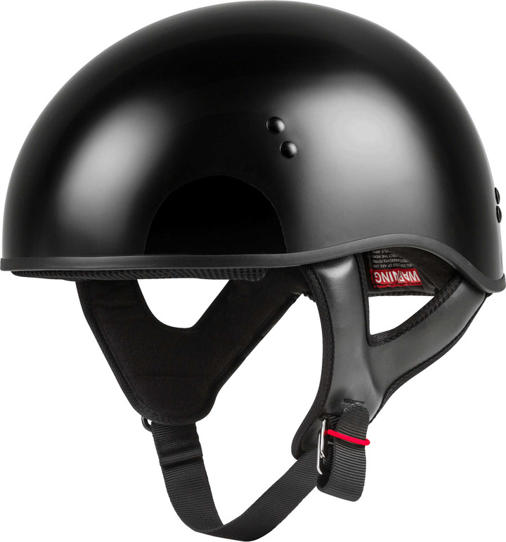 GMAX Hh-45 Half Helmet Naked Black Sm H145024