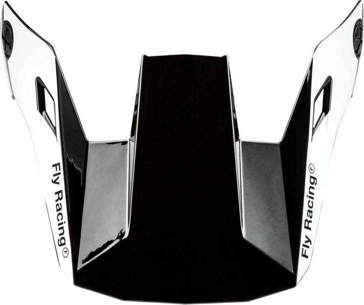FLY RACING Youth Rayce Helmet Visor Black/White/Grey Ys-Yl 73-91132