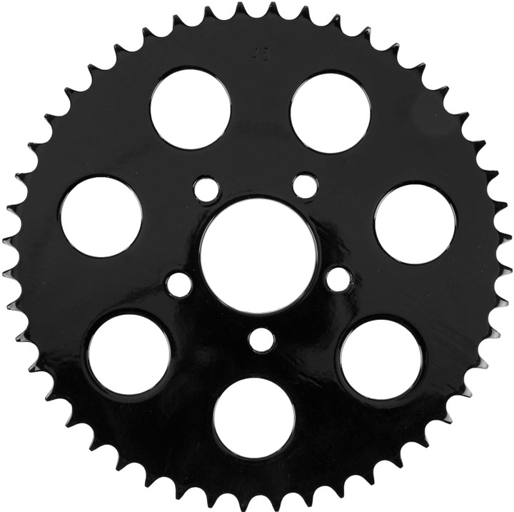 HARDDRIVE Gloss Black Rear Sprocket 48T Big Twin 00-13 201642