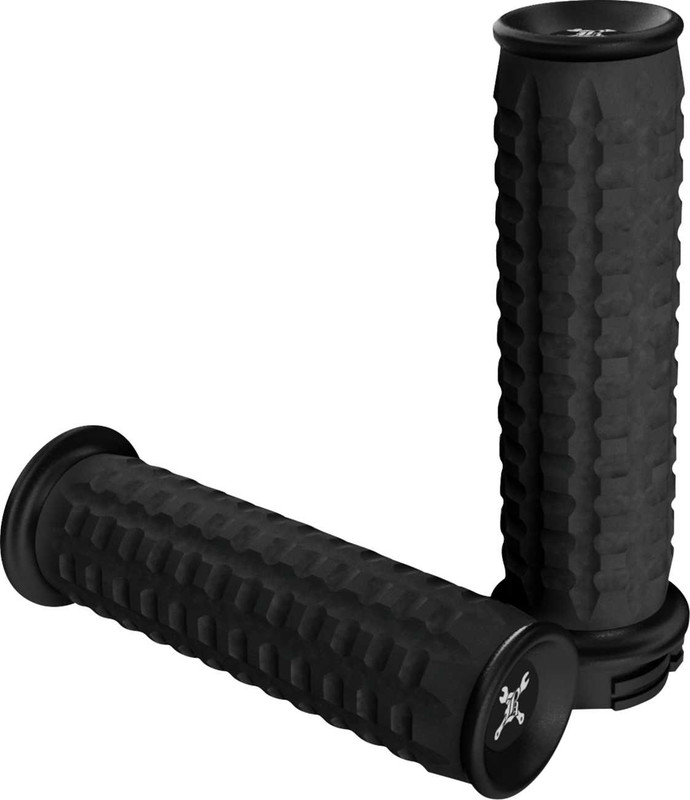 BURLY BRAND Hawk Grips - TBW - Black Textured B16-1009TB