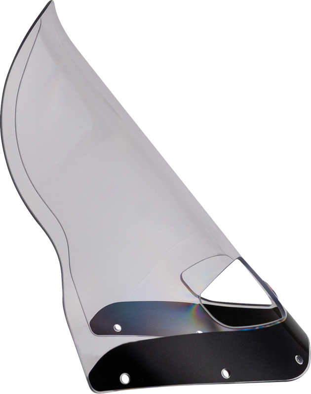 KLOCK WERKS Flare Windshield - Road Warrior Fairing - 15" - Clear KWW-06-0613-C