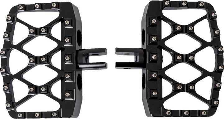 BURLY BRAND MX-Evolution Mini Floorboards - Black - FL/FX B13-1019B