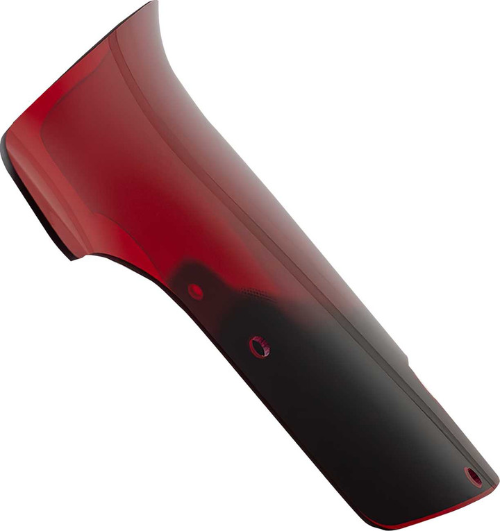 KLOCK WERKS Windshield - 9" - Red - Chieftain PowerPlus/Roadmaster PowerPlus KWW-04-0651