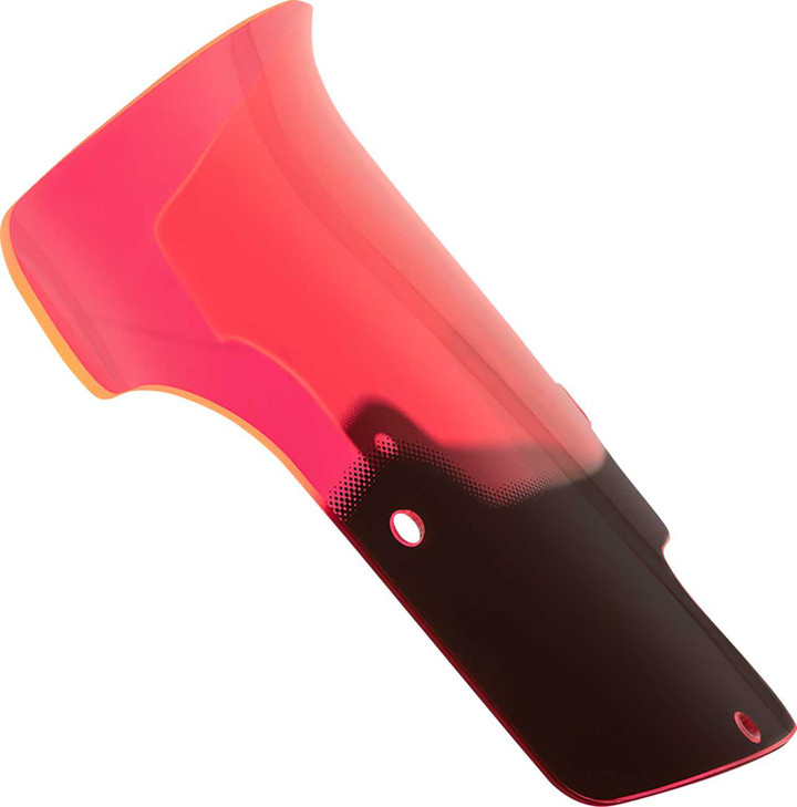 KLOCK WERKS Windshield - 9" - Pink Ice - Chieftain PowerPlus/Roadmaster PowerPlus KWW-04-0646