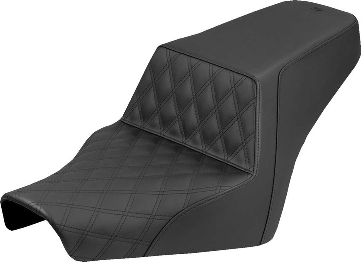 SADDLEMEN Step-Up Seat - Front Lattice Stitch - BMW R18 '22-'25 B22-07-172