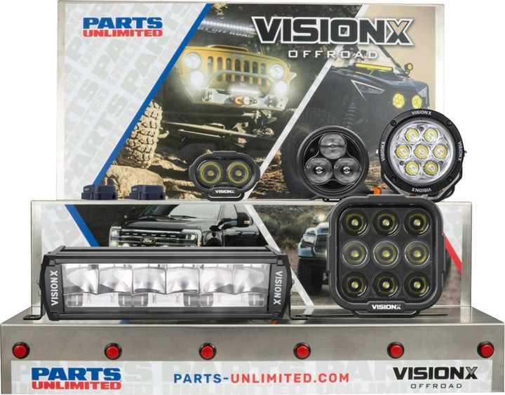 Vision X Product Display - Loaded XIL-DS2TPU