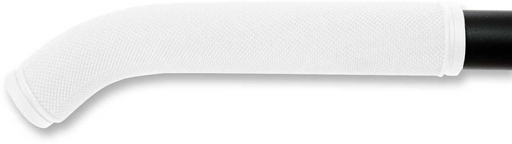 RACE SHOP INC. 7" Colored Rubber Grips - White G-7 WHITE