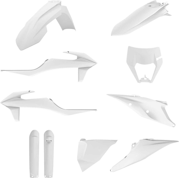 POLISPORT Full Body Kit - White - KTM - EX/XC '20-'23 91016