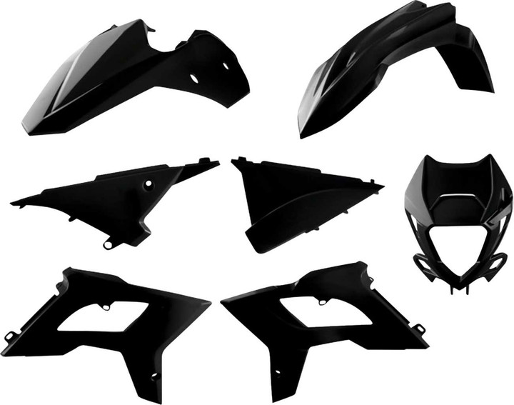 POLISPORT Standard Body Kit - Restyle - Black - Beta - Enduro-RR '13-'17 91087